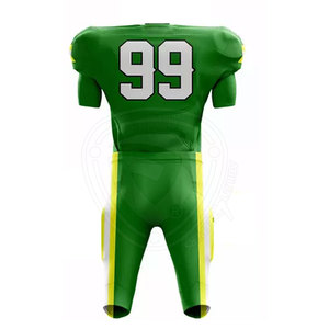 Venta directa de fábrica Camiseta de fútbol americano Uniforme Transpirable Tallas grandes con mangas cortas Hecho en Pakistán Conjuntos elegantes - Product Image 3