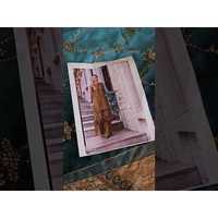 Maria.B. Robe Salwar Kameez en Satin de Luxe, Modèle Pakistanais, Édition 2024, TC-1097, Matière Rayon CST-808