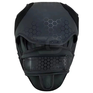 Professional MMA Kick Boxing Training Gear PU Leather Focus Pad Mitts with Adjustable for <b>Strap</b> Customizable Options - Product Image 4