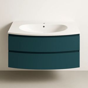 91x51 cm curvo da incasso in marmo minerale lavello per mobile da bagno 1 - Product Image 3