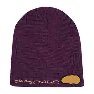 Gorro ajustable con parche bordado de mezcla de lana Unisex de buena calidad hecho en fábrica, la mejor moda, gorros de temporada Otoño Invierno - Product Image 1
