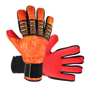 Gants de gardien de but en gros d'usine avec une forte adhérence et des gants de gardien de but de football longs avec absorption des chocs et un maintien sécurisé du poignet - Product Image 3