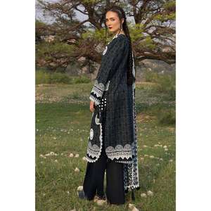 Conjunto de 3 piezas de traje de mujer sin coser, estampado, con dupatta bordada CL-52560 - Product Image 4