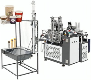 เครื่องทำถ้วยกระดาษประสิทธิภาพสูงเครื่องเกรดเชิงพาณิชย์พร้อมปั๊ม PLC และประสิทธิภาพที่เสถียร - Product Image 1