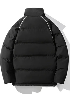 Best Selling Men's Winter Puffer <b>Jacket</b> New Arrival Custom <b>Waterproof</b> Leather <b>Jacket</b> Fur Decoration <b>Plus</b> <b>Size</b>-OEM Service - Product Image 5
