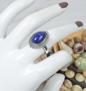 Luxurious <b>Ring</b> Handmade Fashion <b>Lapis</b> <b>Lazuli</b> Solid 925 Sterling Silver Natural Gemstone Jewelry Sterling Silver 925 Stamped <b>Ring</b> - Product Image 2