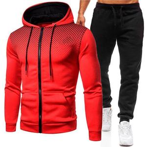 Trajes de chándal de rayas deportivas con logotipo personalizado para hombre, ropa deportiva, Conjunto de jogging de dos piezas para entrenamiento y ropa informal para hombres - Product Image 6