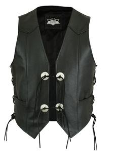 เสื้อกั๊กมอเตอร์ไซค์หนังแท้คุณภาพสูง GLOBAL EDGE สำหรับฤดูหนาว ออกแบบตามสั่ง พร้อมสีและโลโก้ที่กำหนดเอง ดีไซน์แฟชั่นล่าสุด - Product Image 5