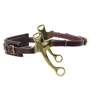 Nuevo Bocado para Caballo Hackamore de Alta Calidad, Cuero Negro, Acero Inoxidable, Cómodo, Precio Razonable - Product Image 1