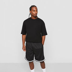 Shorts de basket-ball pour hommes à séchage rapide, cordon de serrage, logo personnalisé, broderie, poches en maille respirante, vêtements de basket-ball personnalisables - Product Image 5