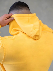 Ventes en gros de sweats à capuche pour hommes en coton 100% de haute qualité, couleurs personnalisées, sweats à capuche unisexes surdimensionnés personnalisés, broderie lourde - Product Image 5