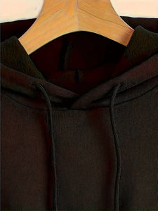 Venta al por mayor de Sudadera con capucha de lana de peso pesado de algodón de los hombres de gran tamaño personalizado Sudadera con capucha de lana barato Pullover Casual Wear Sudadera con capucha y sudaderas - Product Image 3