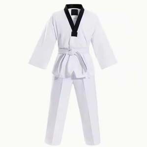 Uniforme profesional de Taekwondo GJJ Gis en tela suave y ligera para entrenamiento de artes marciales en el - Product Image 4