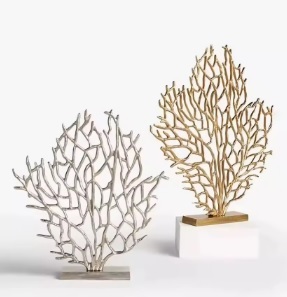 Sculptures en aluminium et objets décoratifs dans une finition antique pour la maison, le salon et la décoration de la table. - Product Image 6