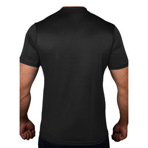 T-shirts pour hommes 100% coton vierge, logo personnalisé, t-shirts lourds, épaules tombantes, t-shirts de haute qualité à col rond pour hommes - Product Image 2