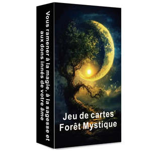Jeu de cartes de tarot français Forêt Mystique : Produit élégant et enchanteur - Product Image 1
