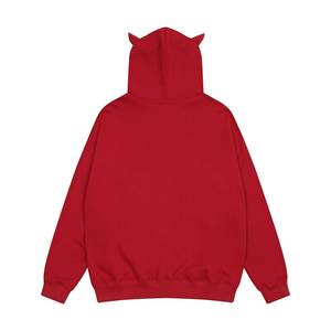 Sweat à capuche zippé oversize pour hommes en coton éponge française streetwear sweat à capuche pour hommes haut de gamme personnalisé - Product Image 3