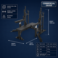 Kommerzielle Fitness-Plattengeladene Multifunktions-Drückmaschine mit Verstellbarem Trainingsgestell