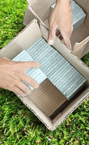 Piedra Verde Sukabumi de Primera Calidad, 10x10cm, Baldosas para Piscina, Piedra Natural con Acabado Aserrado, 1cm de Espesor, Exterior, 1 Año de Garantía - Product Image 6