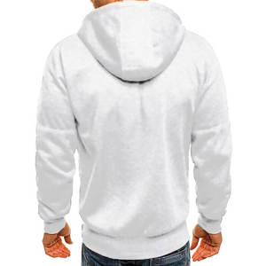 Factory Direct Best Quality <b>Zip</b>-<b>up</b> Hoodies for Men Customized 100% Cotton Winter Plain Dyed basics cotton blended <b>Zip</b> <b>up</b> <b>Hoodie</b> - Product Image 2