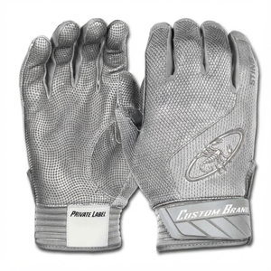 Gants de frappe de baseball de haute qualité à étiquette privée personnalisée, vente en gros, doux, antidérapants, anti-chocs, gants de frappe de softball pour jeunes - Product Image 1