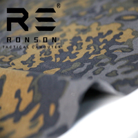 Kain Cordura Nylon 500D dengan Pola Daun Oak Kamuflase Musim Gugur, Tenunan untuk Perlengkapan Taktis, Pakaian Olahraga, dan Kostum