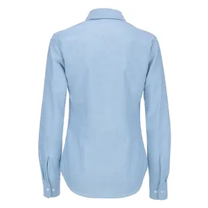 Chemise Oxford personnalisée pour femmes LSL, polo promotionnel, merchandising - Product Image 6