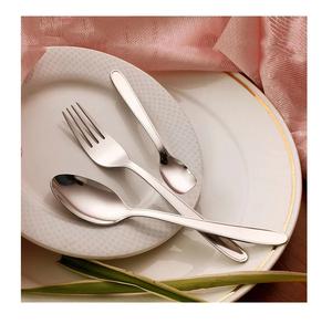 Nuevo juego de cubiertos completos de diseñador de 3 cuchillos, cuchara, tenedor, juego de cubiertos de acero con espejo, juego de cubiertos hechos a mano con acabado pulido plateado - Product Image 2