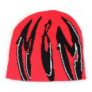 Bonnet en tricot unisexe, chapeau d'hiver chaud, logo personnalisé, vente en gros - Product Image 4