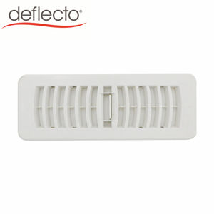 Pièces de système HVAC Système de ventilation d'air propre Couvercle d'évent de sol blanc en plastique 4 ''<span class=keywords><strong>X</strong></span> 10'' Évent de registre mural - Product Image 6