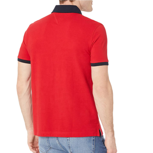 100% coton biologique hommes personnalisé pour polos été doux piqué haute qualité respirant décontracté broderie Logo tricoté tissu - Product Image 2