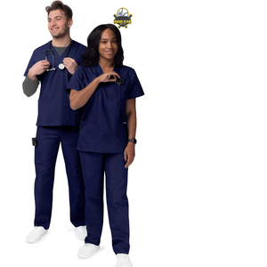 Conjuntos de uniformes médicos unisex con diseño de nuevo estilo al por mayor, conjuntos de uniformes médicos de moda, conjuntos de uniformes médicos para hombres y mujeres, Moq bajo - Product Image 3