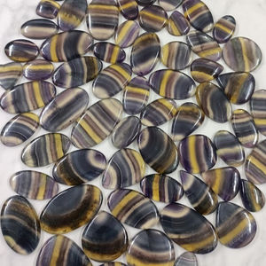 Fluorite ashlar multi-feu fluorite lisse ashlar cristal de fluorite naturelle lot de pierres précieuses en gros - Product Image 3