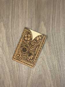 Monedero Mini de Cuero Genuino 100%, de Lujo, Vintage, Plegable, con Bloqueo RFID, Impermeable, Hecho a Mano, con Costura a Mano, para Tarjetas de Crédito - Product Image 4