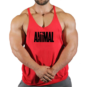 Entraînement Gym débardeur pour hommes sans manches musculation chemise coton Muscle Fit Stringer gilet Fitness entraînement t-shirt - Product Image 4