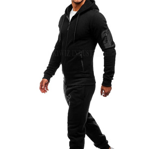 Top Trending Wholesale Men Zipper <b>Tracksuits</b> for Sale OEM Custom Made Logo Design Cotton Made Men Zipper <b>Tracksuits</b> - Product Image 3