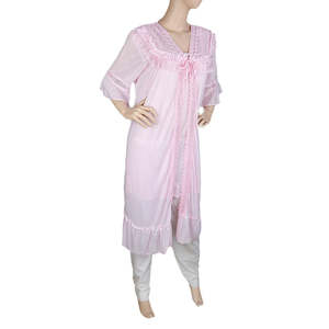 Ensemble de 2 chemises de nuit pour femmes - Rose thé - Product Image 1
