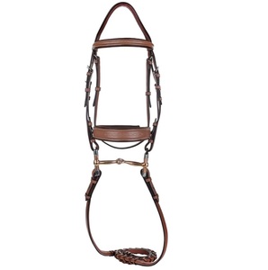 ชุดบังเหียนแบบเย็บแฟนซีสำหรับเจ้าสาวประดับหนังเทียมวัสดุหนังคุณภาพสูง - Product Image 3