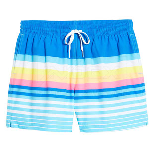 กางเกงขาสั้นชายหาดแห้งเร็ววัสดุดีที่สุดสำหรับผู้ใหญ่ผ้าฝ้ายแข็งลายกลาง - Product Image 1