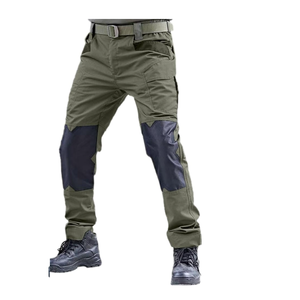 Pantalon tactique Softshell imperméable à séchage rapide pour hommes randonnée chasse multi-poches Cargo MA-871 jonquilles couleur et taille personnalisées - Product Image 3