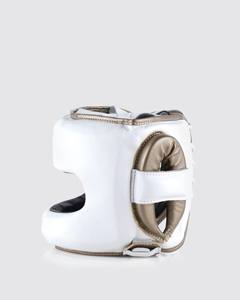 Equipo de entrenamiento de boxeo profesional más vendido personalizado de cuero genuino protector de cabeza de cara completa protección facial equipo de cabeza - Product Image 4