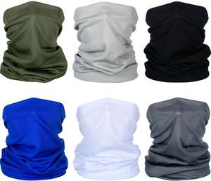 Unisex multifuncional verano transpirable cuello largo polaina diario playa aplicable poliéster algodón malla bufandas al aire libre - Product Image 6