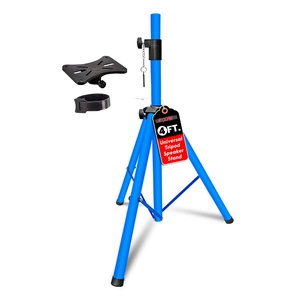 5 Core Speaker Stand <b>Tripod</b> Heavy Duty Adjustable 48" Universal Mount for PA DJ Studio - Product Image 1