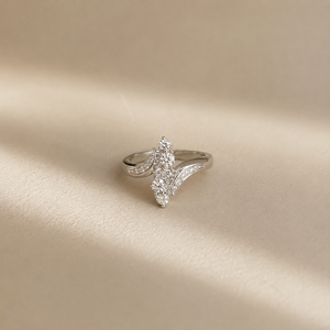 Celestia 18K <b>Gold</b> Plated Marquise CZ <b>Vintage</b> <b>Ring</b> - Product Image 3