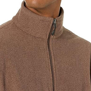 Sudadera atlética de manga larga de concha blanda para hombre, Jersey deportivo de rendimiento, chaqueta acolchada de lana con cremallera 1/4, chaqueta de invierno - Product Image 5