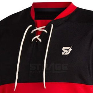 Maillot de hockey sur glace pour adultes grande taille à vendre, logo personnalisé, maillot de hockey sur glace fabriqué au Pakistan - Product Image 5