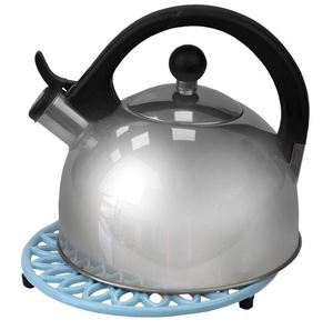 Sartén antideslizante con diseño de lujo personalizado para mesa de comedor, sartén de metal azul resistente al calor, protección para el hogar y la cocina - Product Image 2