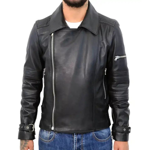 Nueva chaqueta de cuero de calidad profesional para hombres Ropa de invierno Chaqueta de cuero impermeable de mejor diseño de moda - Product Image 2