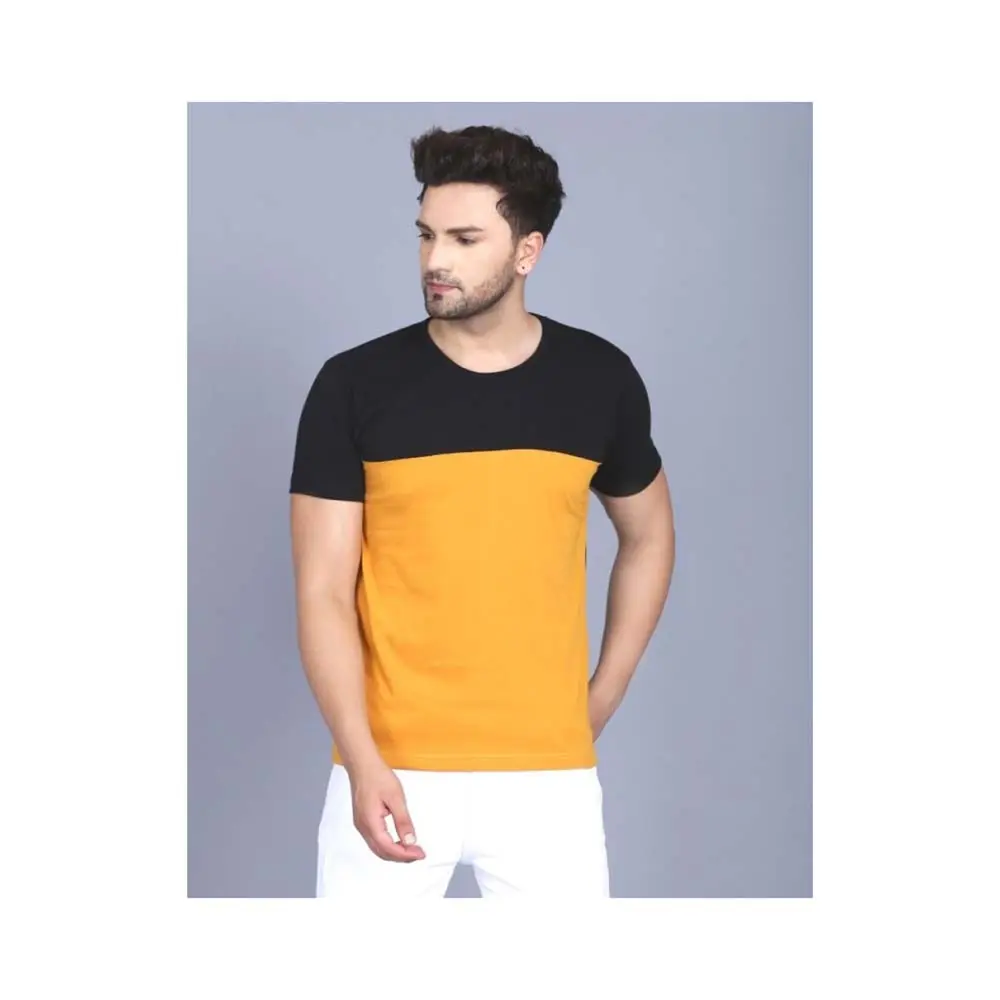 Personalizado Plain Quick Dry Anti-Shrink Men Casual Wear T-Shirts Venda Quente de Boa Qualidade Em Estoque Homens T-Shirts