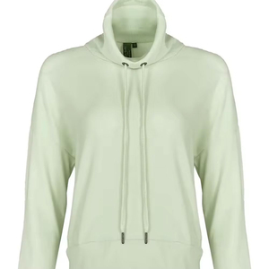 Sweat à capuche surdimensionné pour hommes en coton éponge français de haute qualité avec logo personnalisé grande taille pull épais uni sans ficelle - Product Image 5